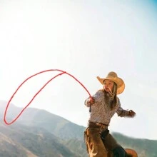 Cowboy Loop Lasso, Cowboy Cowgirl Ropes, Magic Ropes, Pre-Tied Ropes, Cowgirl And Cowboy Accessories, Ropes, Halloween Cowgirl And Cowboy Costumes, Stage Props Ropes, Rope Clothing, Red Ropes, Blue Ropes, Upgraded Version - Multicolor - View 10
