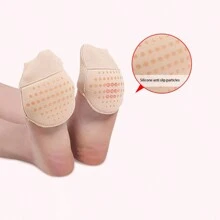 1 Paar Frühjahr Sommer Vorfuß Socken Pad Für Sandalen High Heels, Anti-rutsch Und Anti-verschleiß - Beige - Übersicht 3