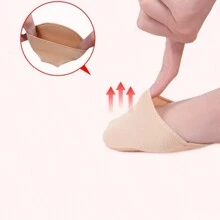 1 Paar Frühjahr Sommer Vorfuß Socken Pad Für Sandalen High Heels, Anti-rutsch Und Anti-verschleiß - Beige - Übersicht 7