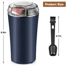 1 Ổ Cắm Tường 3 Trong 1 Máy Pha Cà Phê Di Động Chức Năng Máy Xay Cà Phê Điện Có Máy Xay Có Thể Sạc Lại Hạt Tiêu Gia Vị Thì Là Bột Xay Máy Mài Điện - Phích cắm loại C của EU (220-240V) - Xem 8