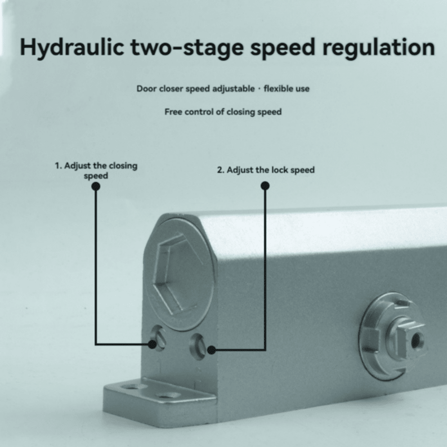 Door Closer For Sliding And PushPull Doors, Hydraulic SelfClosing