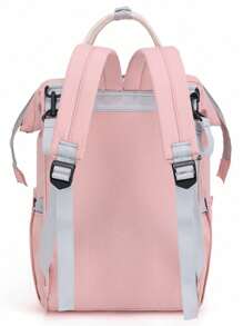 Gran Capacidad Bolsa De Pañales De Bandolera - Rosa - Ver 4