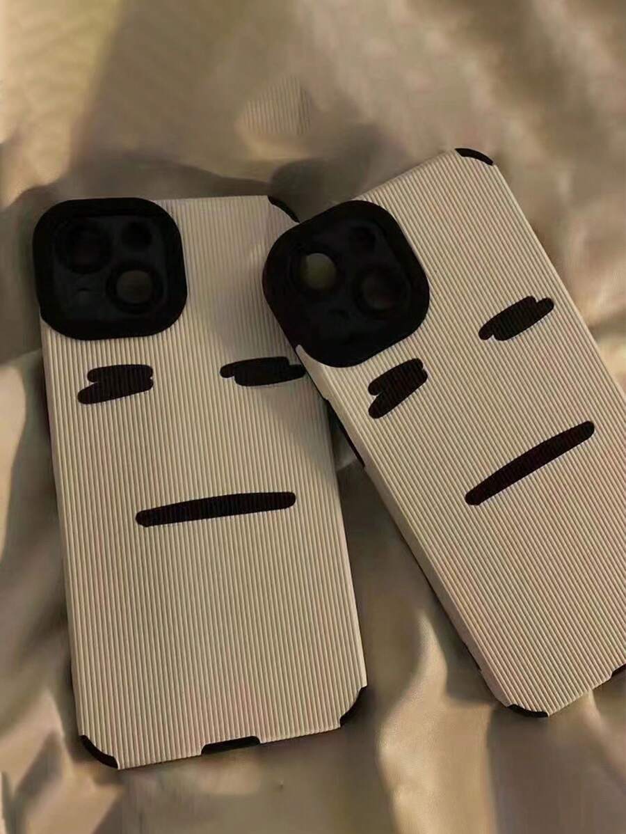 1入組極簡圖案手機殼，適用於 iPhone 13 Pro Max、iPhone 14 Pro、iPhone 11、iPhone 12/Xr、iPhone 8 Plus、iPhone 14 Plus，軟TPU全面保護，針對iOS的個性化設計，男女皆宜 - 彩色 - 查看 1