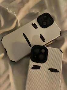 1入組極簡圖案手機殼，適用於 iPhone 13 Pro Max、iPhone 14 Pro、iPhone 11、iPhone 12/Xr、iPhone 8 Plus、iPhone 14 Plus，軟TPU全面保護，針對iOS的個性化設計，男女皆宜 - 彩色 - 查看 2