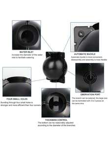 Plant Rooting Ball High Pressure Graft Breeding Case Nursery Box Propagation Container Garden Seeds Rooting Tools Boxes - Black - View 6