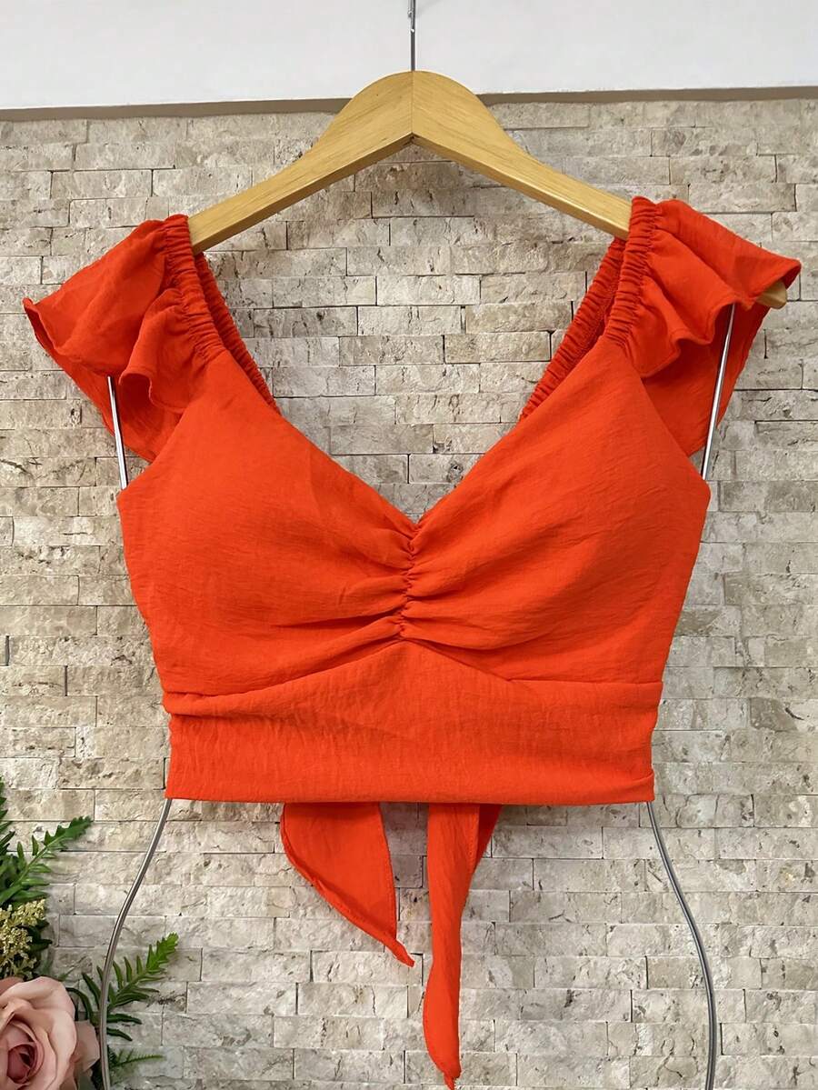 olinka modas Women Tops - 橘色 - 查看 1