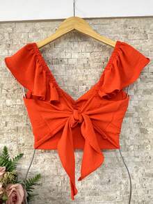 olinka modas Women Tops - 橘色 - 查看 2