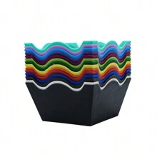 20 Bases Jardinera De Plástico Para Centro De Mesa. - Rojo - Ver 2