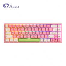 Akko 3068B Plus Mochi & Dango Hot-Swappable Mechanical Gaming Keyboard With Cherry PBT Keycaps, Wireless/Wired 65 Percent 68-Key RGB Keyboard, Compatible With  & Win - 3068B Plus (68-key) - View 1