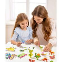 Conjunto De 50 Tarjetas De Rompecabezas Para Armar Insectos Tridimensionales Divertidos Diy, Adecuado Para Educación Temprana Y Juegos Entre Padres E Hijos - estilo mixto - Ver 6