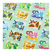 Conjunto De 50 Tarjetas De Rompecabezas Para Armar Insectos Tridimensionales Divertidos Diy, Adecuado Para Educación Temprana Y Juegos Entre Padres E Hijos - estilo mixto - Ver 1