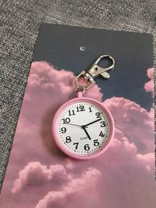 Bán sỉ Đồng hồ bỏ túi Với Móc chìa khóa - Trong sáng Chữ số Thích hợp Đối với Trẻ em Và Sinh viên - Hồng - Xem 4