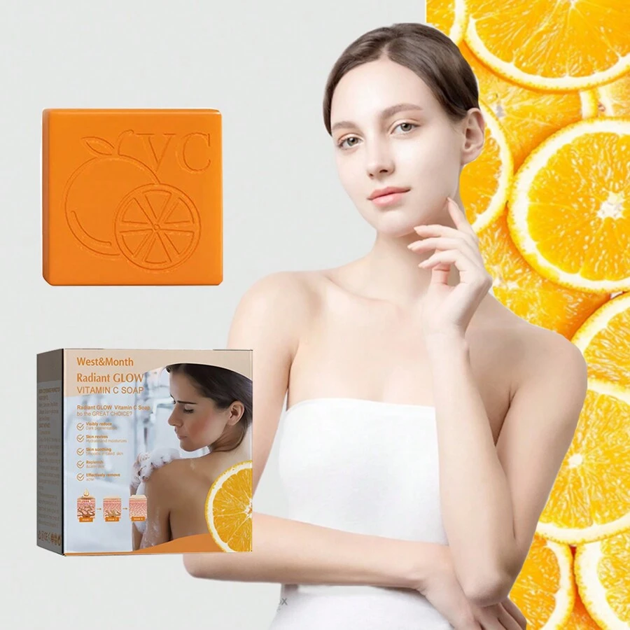 100g Whitening Vitamin C Soap, Reduce Dark Skin Around Armpits And