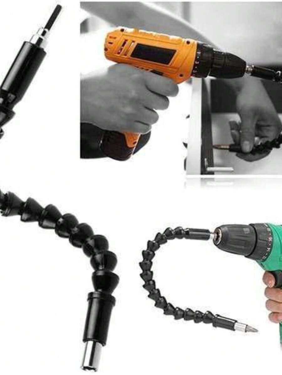 Cabo Extensor Flexível Parafusadeira Eixo - Pronta Entrega - Damasco - Visão 1