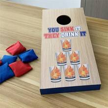 Sandbag Game Throwing Sports Game Throwing Sandbag Board Toys Simple And Portable Drinking Props Party Game Entertainment,Pool Toys Suitable For Pool Games,Pool Party - Multicolor - View 5