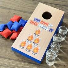Sandbag Game Throwing Sports Game Throwing Sandbag Board Toys Simple And Portable Drinking Props Party Game Entertainment,Pool Toys Suitable For Pool Games,Pool Party - Multicolor - View 2