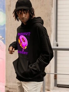 Men Sweatshirts - màu đen - Xem 3