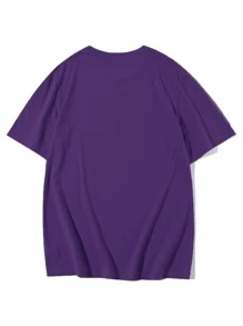 Men T-Shirts - Màu tím - Xem 2