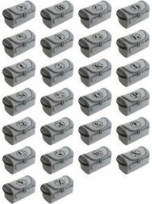 Travel Toiletry Cosmetic Bags For Men Women Portable Hanging Toiletry Bag 26 Initial Letter A To Z Large-Capacity Makeup Organizer Waterproof Cosmetic Bag For Bathroom For Travel Storage Bag For Home, Gift, Vacation And Festival Halloween Christmas Multifunctional Use, Boho Vibes, For Holiday Beach, Bathroom Collection, Bedroom Collection, Large Capacity - Grey - View 9