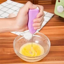 Batidor Agitador Mezclador Manual Café ,leche, Huevo Etc - Negro - Ver 3