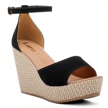 Women Platforms & Wedge Sandals - màu đen - Xem 3
