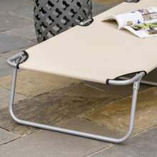 Outsunny Outdoor Chairs - Beige - View 9