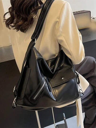 女士多功能托特包，新款时尚高端大容量，通勤、背包、单肩包、手提包三合一