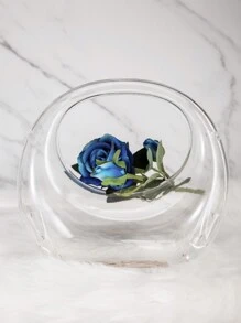 Lunar-Shaped Transparent Acrylic Handbag For Holiday, Leisure And Simplicity Style - Clear - View 6