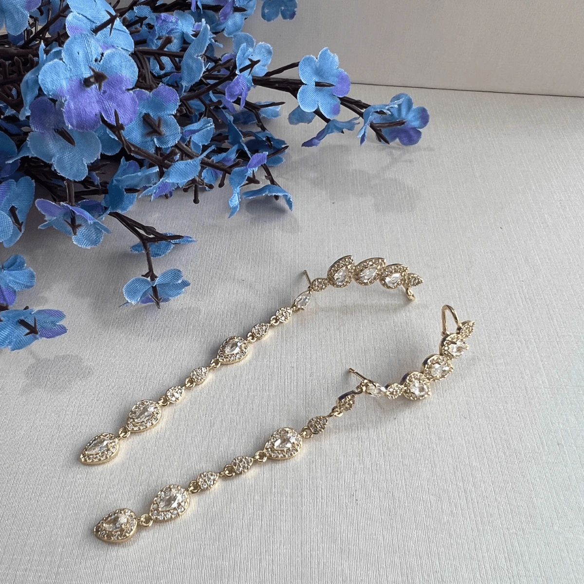 Dangle Earrings - 金色 - 查看 1
