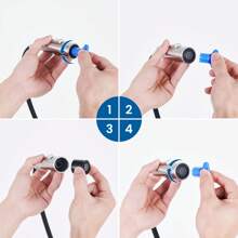 Auralum Max Kitchen Mixer With Pull-Out Hand Shower, Stainless Steel Kitchen Mixer, 360° Rotatable, 2 Spray Functions, Removable Aerator - 7 Shapes Brushed - View 9