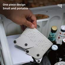 1pc White Portable Outdoor Camping Fuel Canister Cover, Square Shape Gas Cylinder Protector For Camping Storage Box - White - View 5