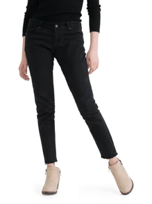 Comfyshoes Women's Classic Ankle Boots, Slip On Chunky Heel Boots For Women - Màu be - Xem 3