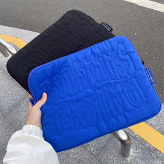 1PC Creative Letter Minimalist Cool Laptop IPad Tablet Inner Tank Storage Bag 11 Inch 13 Inch 15 Inch Anti Drop Shock Absorber Back To School