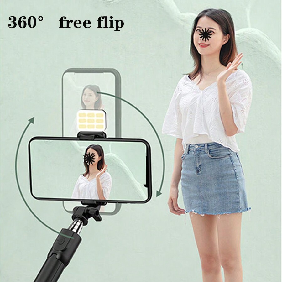 MultiFunctional Mobile Phone Selfie Stick Bluetooth Live Photography