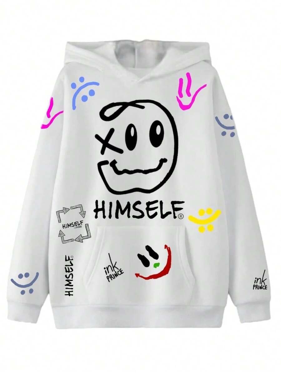Sudadera Himself Hand Made modelo 1 Korean Style kpop - Blanco - Ver 1