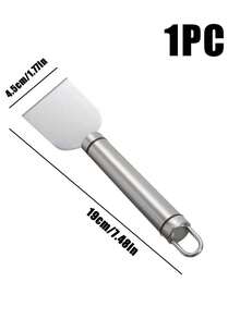 1 Miếng Thép không gỉ Đa dụng Xẻng cái cạp , Đa dụng Dụng cụ Cạo sạch Phòng bếp Tủ lạnh Gạch men sứ Xẻng Sàn nhà Làm đẹp Đường may Ly Keo dính Để loại bỏ Xẻng Đối với , Đối với Phòng bếp , Sàn nhà , Ly Và - Bạc - Xem 5