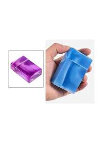 1 hộp đựng thuốc lá bằng nhựa có ngăn riêng biệt, lựa chọn lý tưởng để làm quà tặng - Màu sắc ngẫu nhiên - Nhiều màu - Xem 4