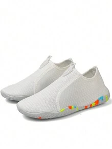 Outdoor Youth Water Shoes For Boys, Quick-Drying Soft Sandals For Summer Beach, Wading And Canyoning - White - View 3