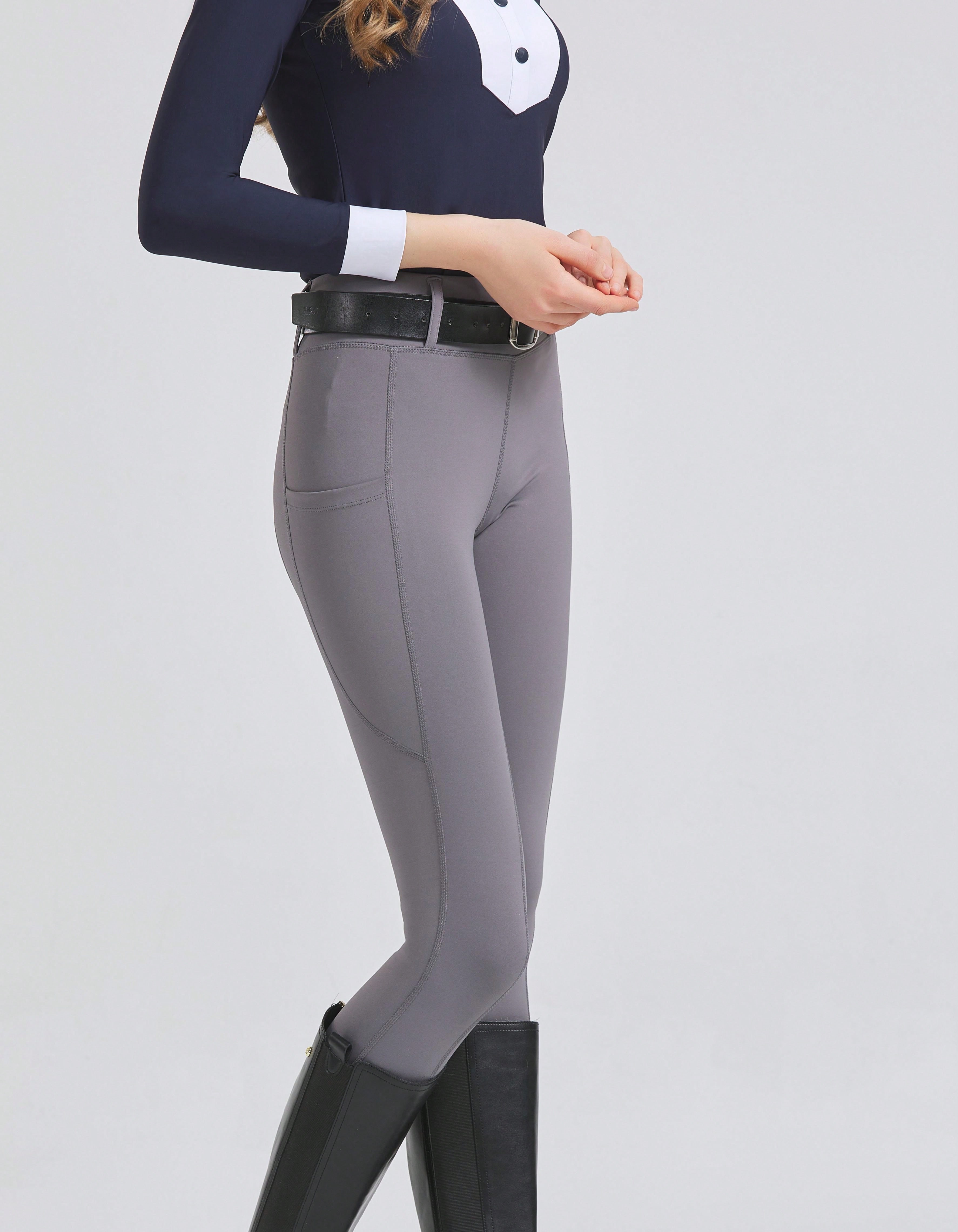 Equestrian Pants Women's Slim Fit Stretchy Riding Breeches AntiSlip