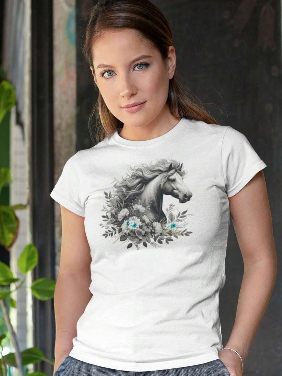 Women T-Shirts - 白色 - 查看 1