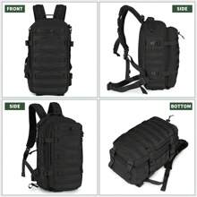 Men Functional Backpacks - 黑色 - 查看 3