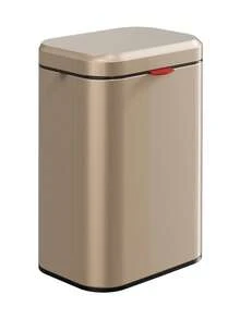 2.1加侖/8l帶有蓋子和內刷的廚房堆肥桶,帶有可拆卸內刷的不鏽鋼掛式垃圾桶 - 香檳色 - 查看 1