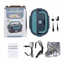Electric Lunch Box Food Heater, US Specifications Plug,Upgraded 2 Compartments Portable Heated Lunch Box - Black - View 9
