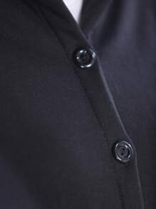 Women Coats - 黑色 - 查看 3