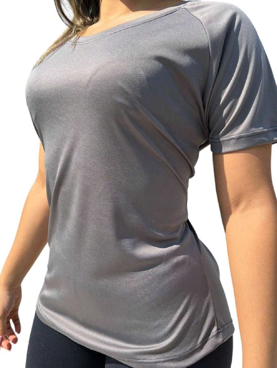 Women T-Shirts - 灰色 - 查看 1