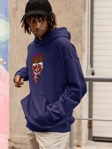 Men Sweatshirts - Màu xanh hải quân - Xem 3