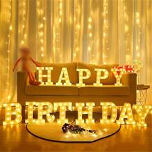 1 pièce Grande lettre lumineuse LED de 21,8 cm, lumière de numéro, convient pour un anniversaire, une demande en mariage, un mariage, la décoration de Noël. Meilleurs cadeaux