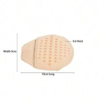 1 Paar Frühjahr Sommer Vorfuß Socken Pad Für Sandalen High Heels, Anti-rutsch Und Anti-verschleiß - Beige - Übersicht 4