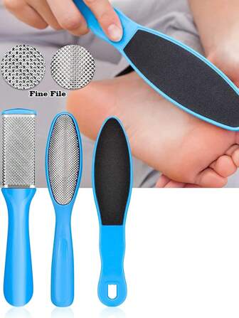 8PCS Blue Professional Foot Care Kit, 8 In 1 Stainless Steel Foot Care Kit Remove Dead Skin Foot Care Kit, Foot File Kit Remove Foot Calluses, Bag, Organizer, Storage