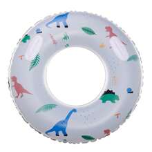 1 Pieza Anillo Inflable De Natación En La Piscina De Playa Con Diseño De Dinosaurio Azul - Dinosaurio - Ver 5
